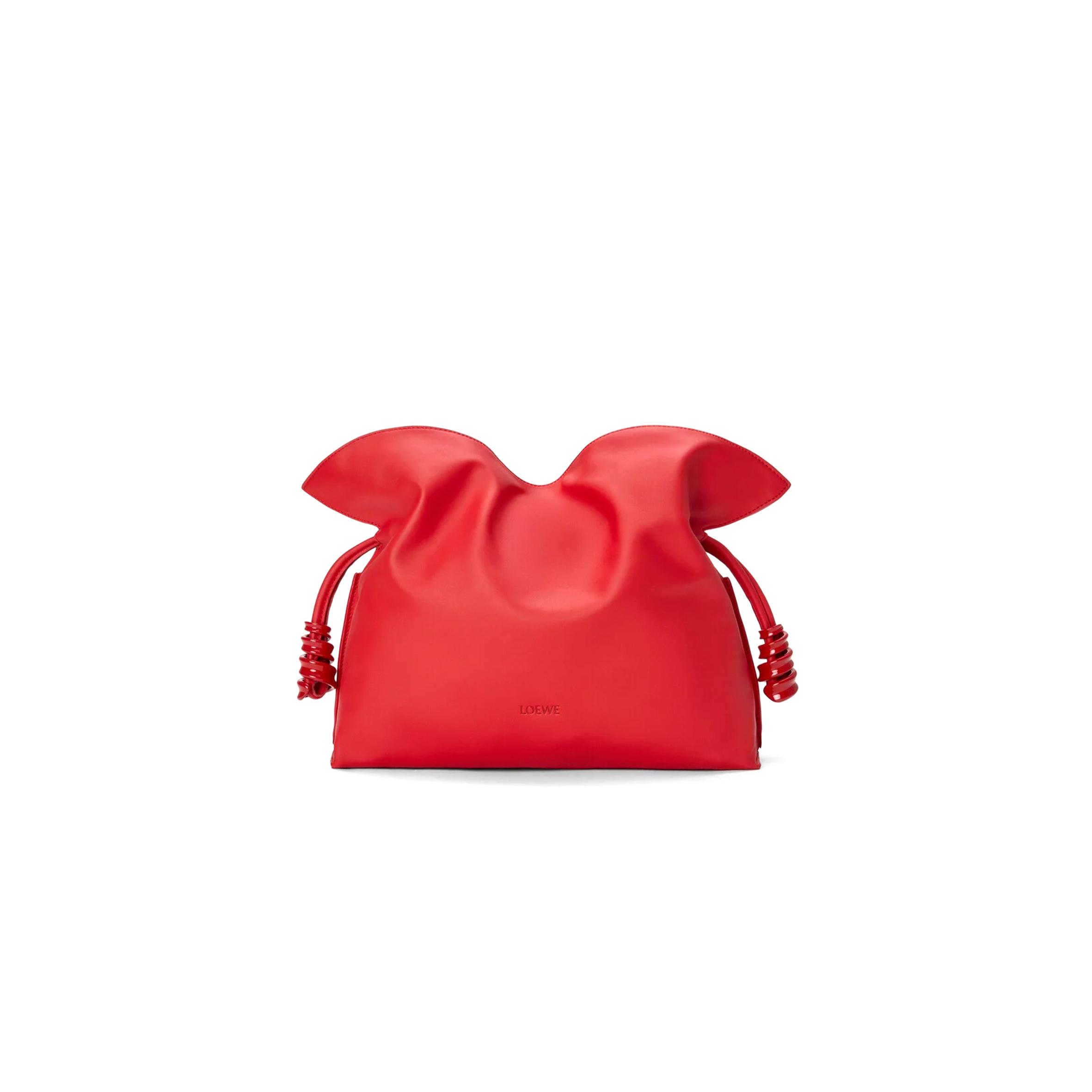 LOEWE MEDIUM COIL FLAMENCO CLUTCH IN NAPPA CALFSKIN A411FC1XEQ (30*24.5*10.5cm)